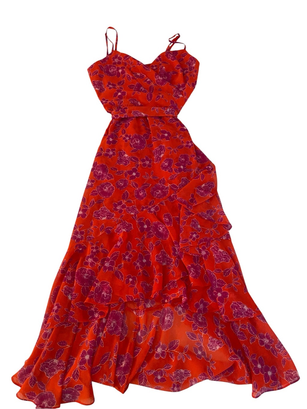 NWT ELIZA J HIGH LOW FLORAL DRESS SIZE 10
